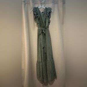 Boutique Tie-Waist Backless Maxi